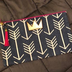 Denim Clutch Bag